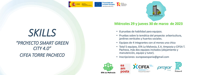 Proyecto innovación de F.P “Smart Green City 4.0”, CIFEA de Torre Pacheco