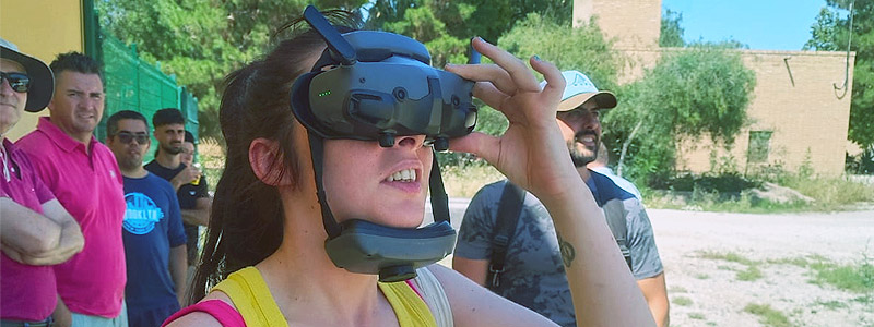 Exhibición de drones